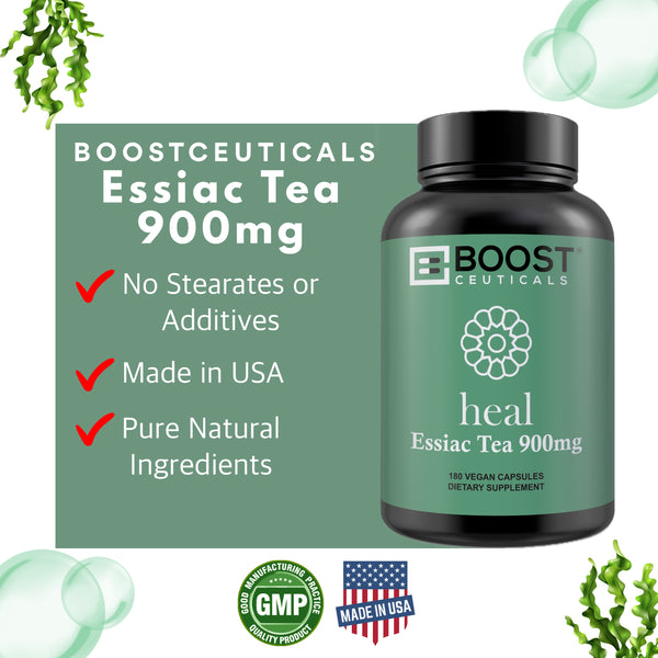 ESSIAC TEA 450mg 180 CAPSULES - Boostceuticals®