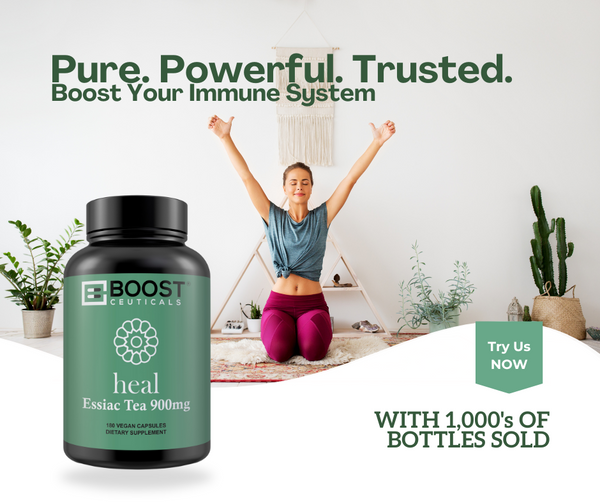 ESSIAC TEA 450mg 180 CAPSULES - Boostceuticals®