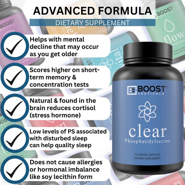 PHOSPHATIDYLSERINE COMPLEX PS500 - Boostceuticals®