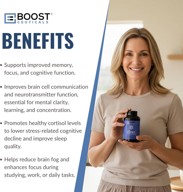 BoostCeuticals Phosphatidylserine – Brain Supplement for Memory & Focus – Vegan Sleep Aid with Ginkgo & Mental Clarity Support