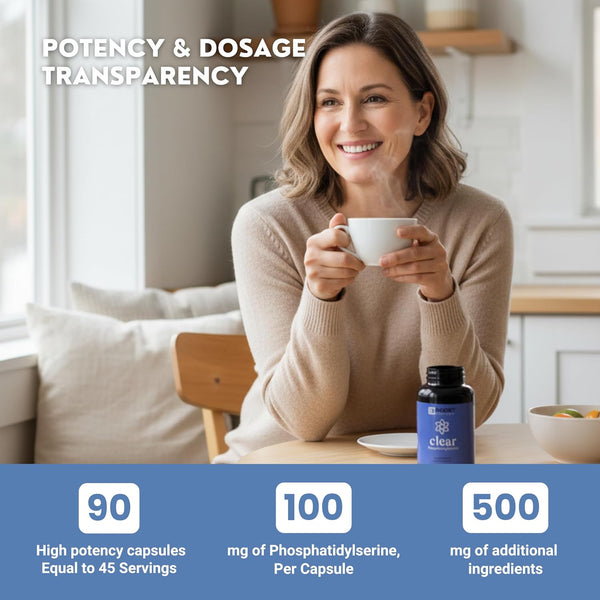 BoostCeuticals Phosphatidylserine – Brain Supplement for Memory & Focus – Vegan Sleep Aid with Ginkgo & Mental Clarity Support