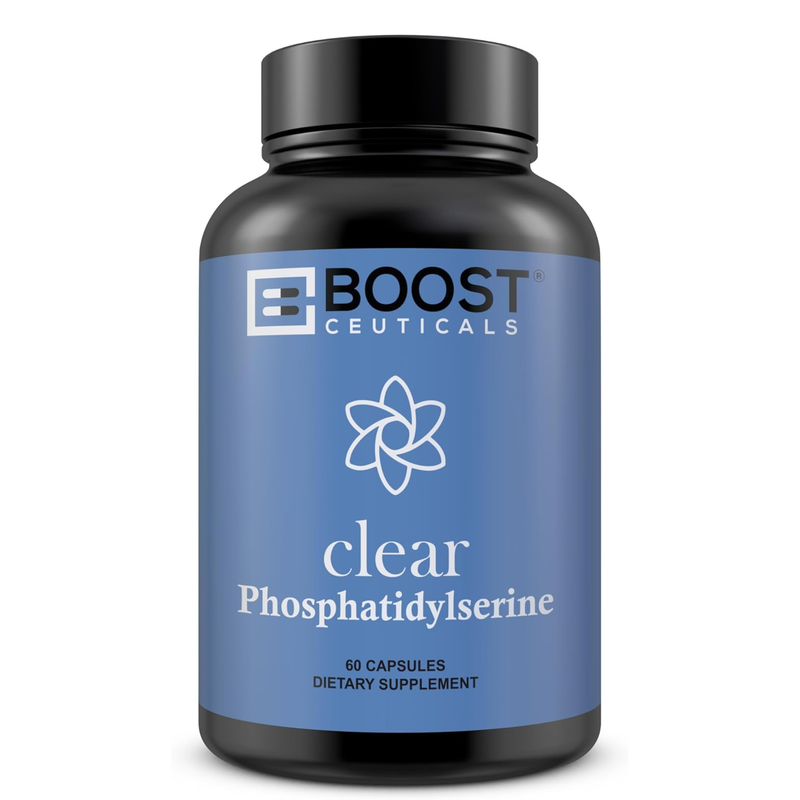 Phosphatidylserine Brain Supplement – Memory, Focus & Mental Clarity Support – Vegan Sleep Aid with Ginkgo - Boostceuticals®